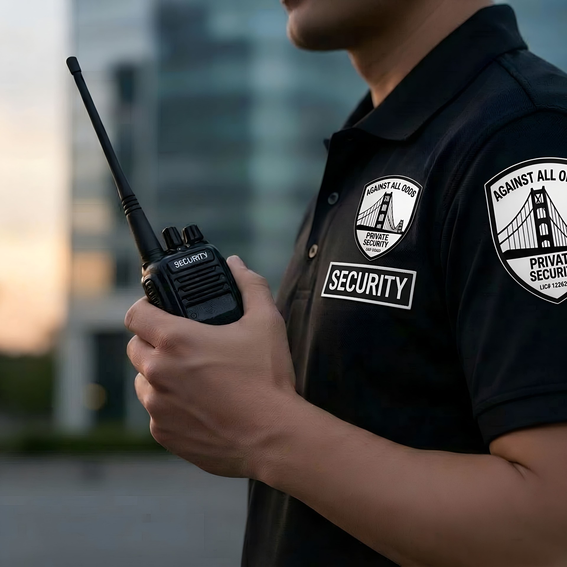 Security team radio coordination